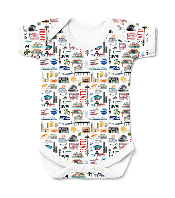 Iconic Seattle Baby  Bodysuit