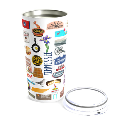 Iconic Tennessee Watercolor 20 ounce Stainless Steel Hot/Cold Cup