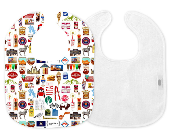 Iconic Utah Baby Bib