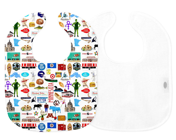 Iconic Minnesota Baby Bib