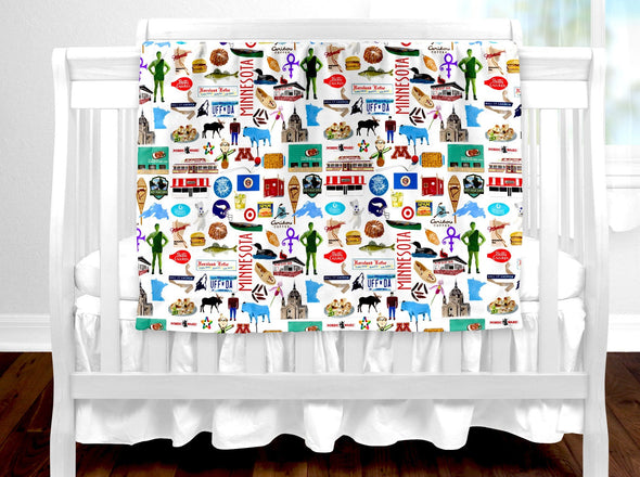 Iconic Minnesota Baby Blanket