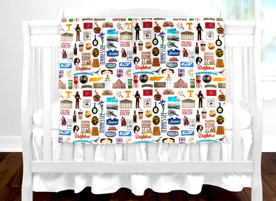Iconic Tennessee Baby Blanket