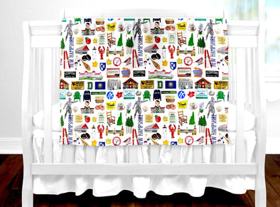 Iconic New Hampshire Baby Blanket