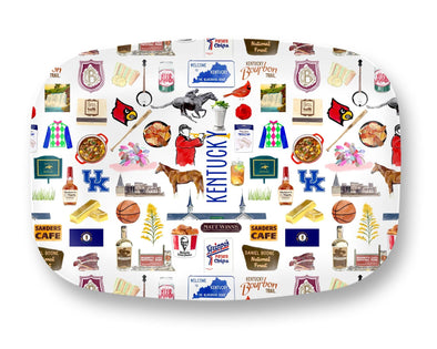 Iconic Kentucky Watercolor DecoWare(TM) Platter