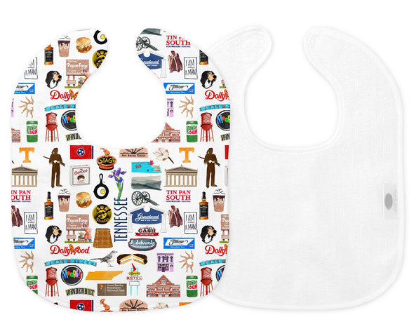 Iconic Tennessee Baby Bib