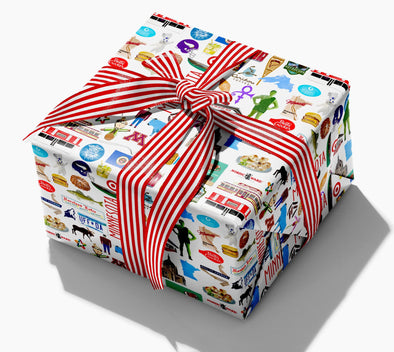 Iconic Minnesota Watercolor Gift Wrap