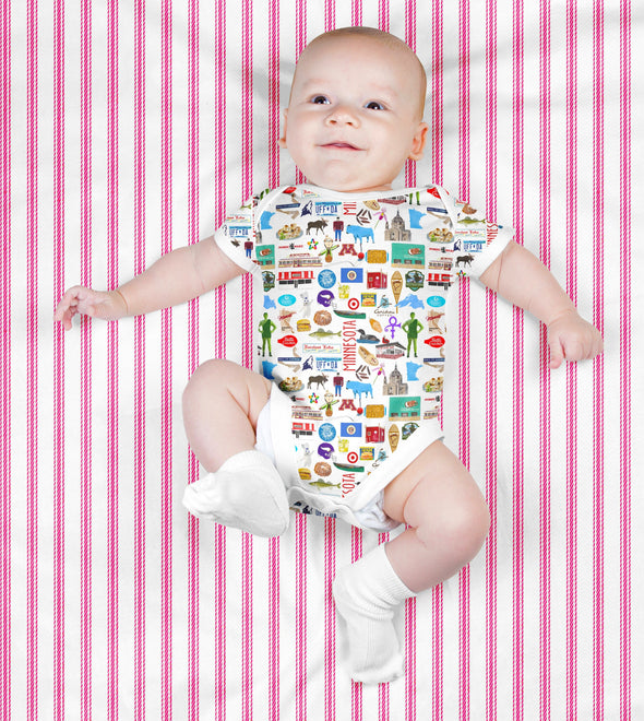 Iconic Minnesota Baby  Bodysuit