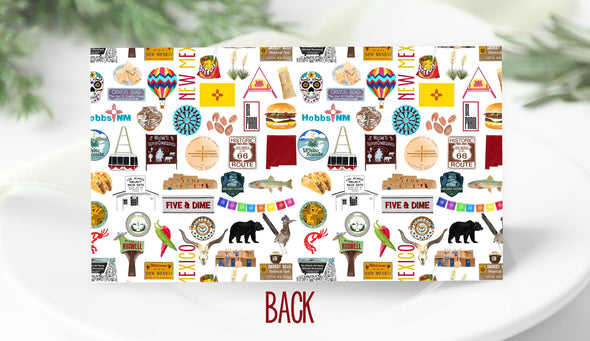 Iconic New Mexico Watercolor Place Cards
