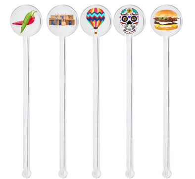 Iconic New Mexico Swizzle Sticks - Set of 10