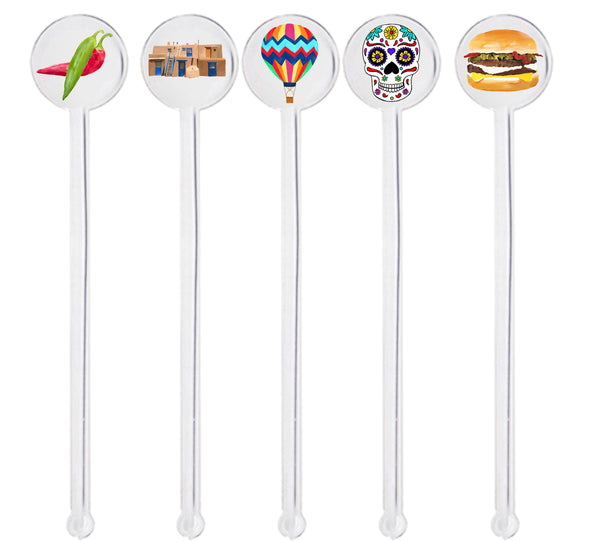 Iconic New Mexico Swizzle Sticks - Set of 10
