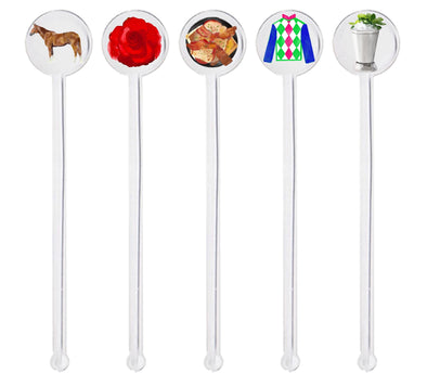 Kentucky Derby Swizzle Sticks - Set of 10