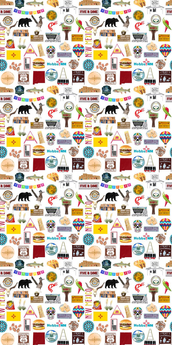 Iconic New Mexico Watercolor Gift Wrap