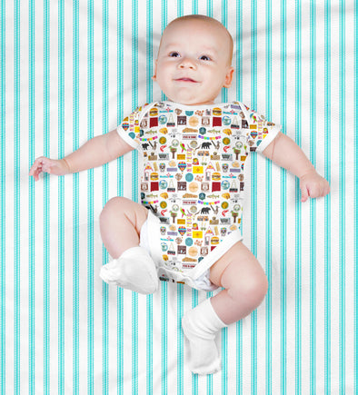 Iconic New Mexico Baby  Bodysuit