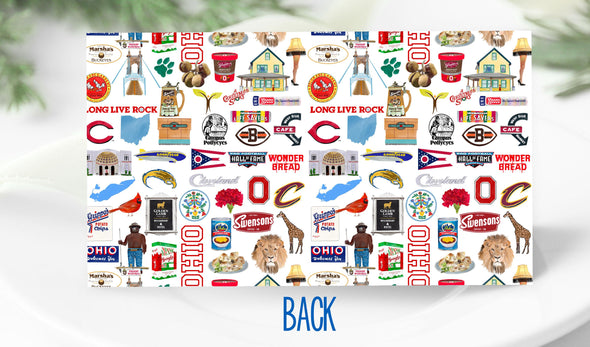 Iconic Ohio Watercolor Place Cards