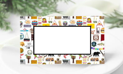 Iconic New Mexico Watercolor Place Cards