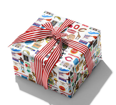 Iconic Ohio Watercolor Gift Wrap