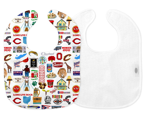 Iconic Ohio Baby Bib