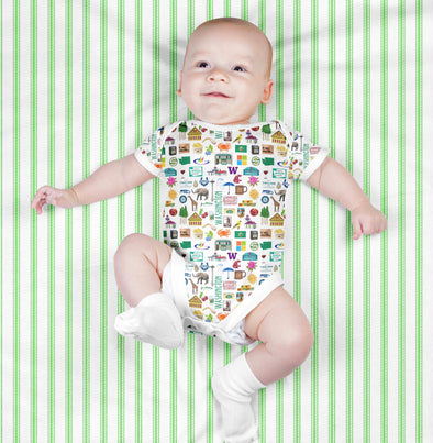 Iconic Washington State Baby  Bodysuit