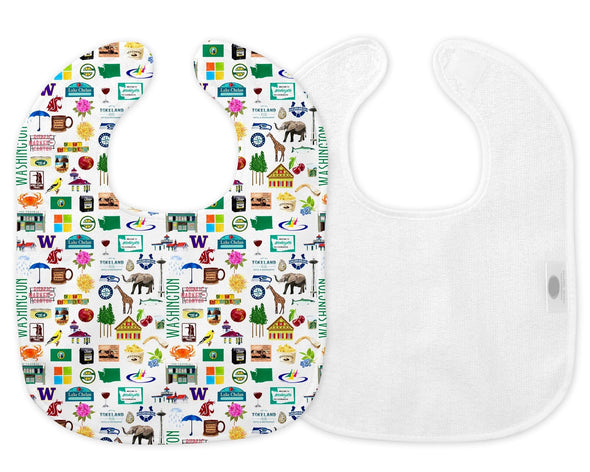 Iconic Washington State Baby Bib
