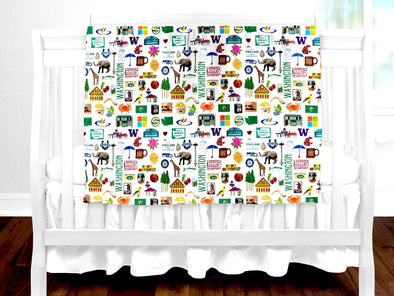 Iconic Washington State Baby Blanket
