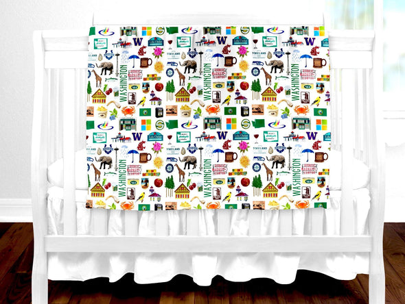 Iconic Washington State Baby Blanket