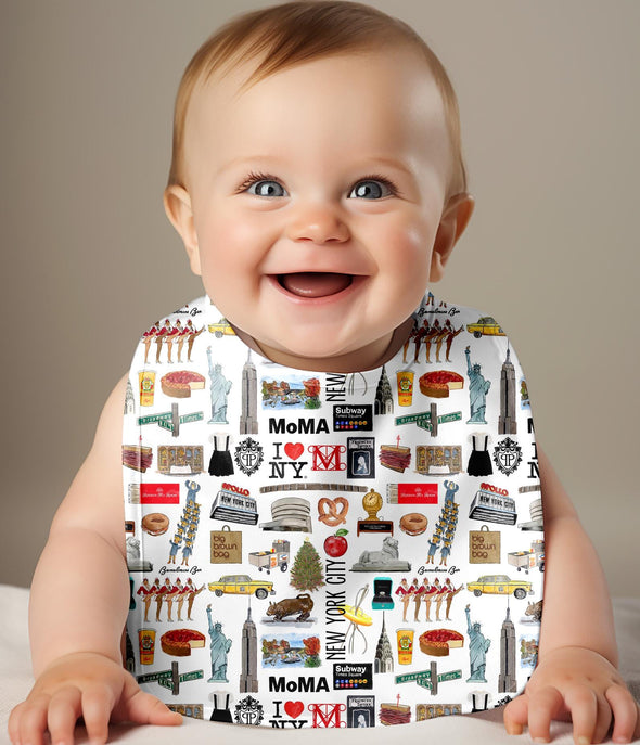 Iconic New York City Baby Bib