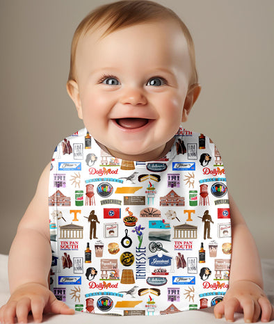 Iconic Tennessee Baby Bib