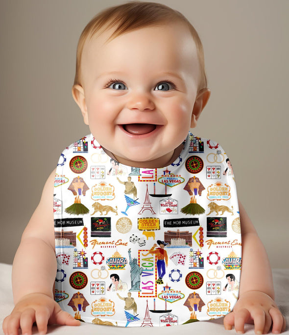 Iconic Las Vegas Baby Bib