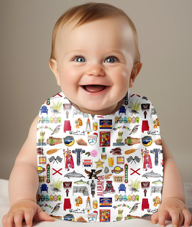 Iconic Alabama Baby Bib