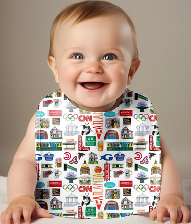 Iconic Atlanta Georgia Baby Bib