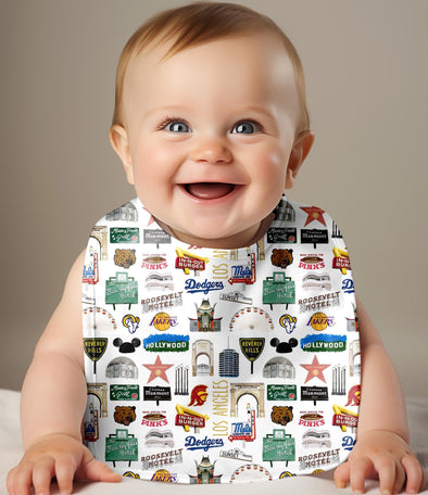 Iconic Los Angeles Baby Bib