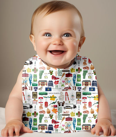 Iconic Vermont Baby Bib