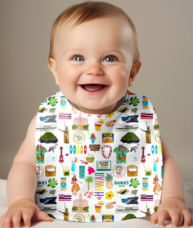 Iconic Hawaii Baby Bib
