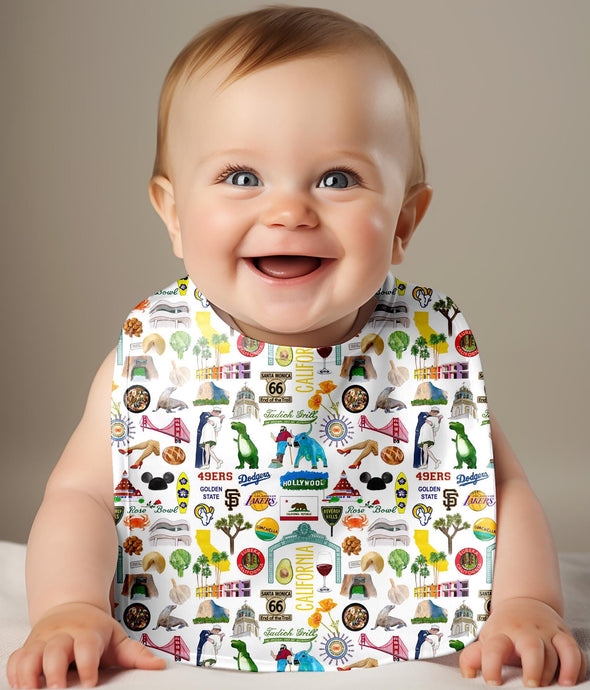 Iconic California Baby Bib