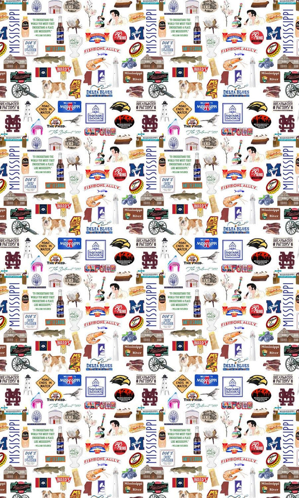Iconic Washington State Watercolor Gift Wrap