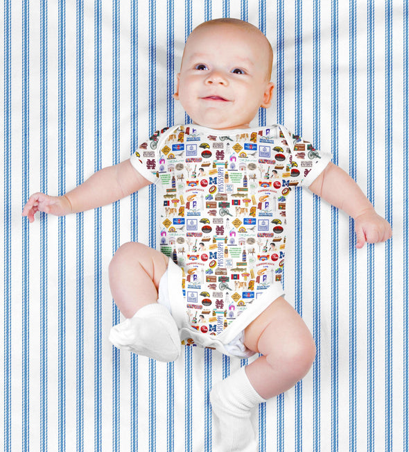 Iconic Mississippi Baby  Bodysuit