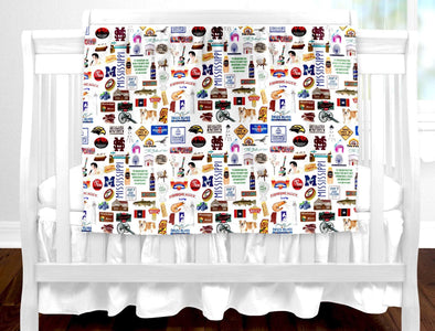 Iconic Mississippi Baby Blanket