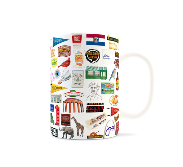 Iconic Missouri Watercolor Ceramic Mug