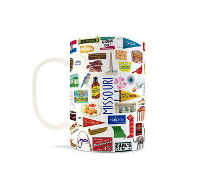 Iconic Missouri Watercolor Ceramic Mug