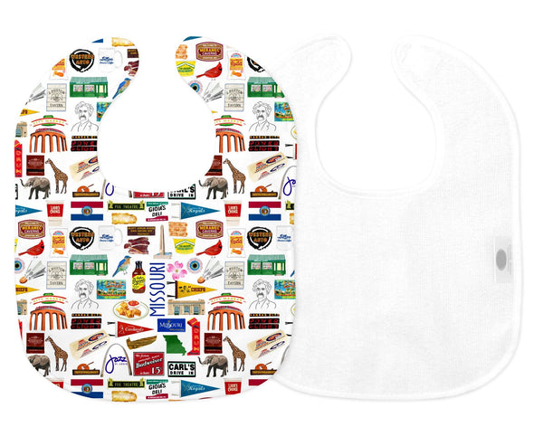 Iconic Missouri Baby Bib