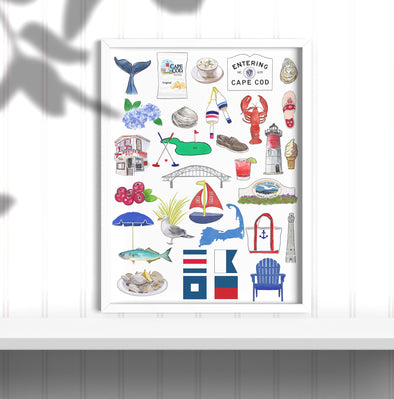 Iconic Cape Cod Art Print