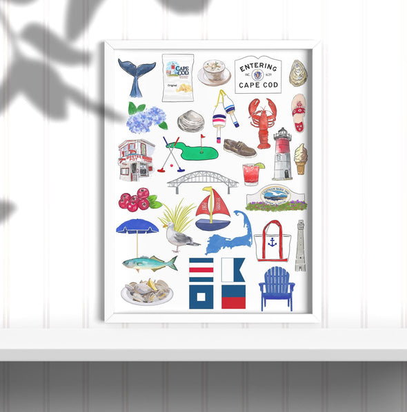 Iconic Cape Cod Art Print