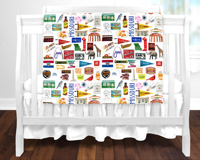 Iconic Missouri Baby Blanket