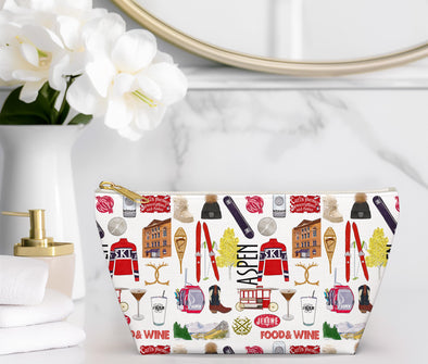 Large Iconic Aspen, Colorado Accessory Pouch