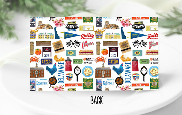 Iconic Delaware Watercolor Place Cards