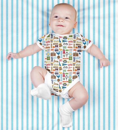 Iconic Delaware Baby  Bodysuit
