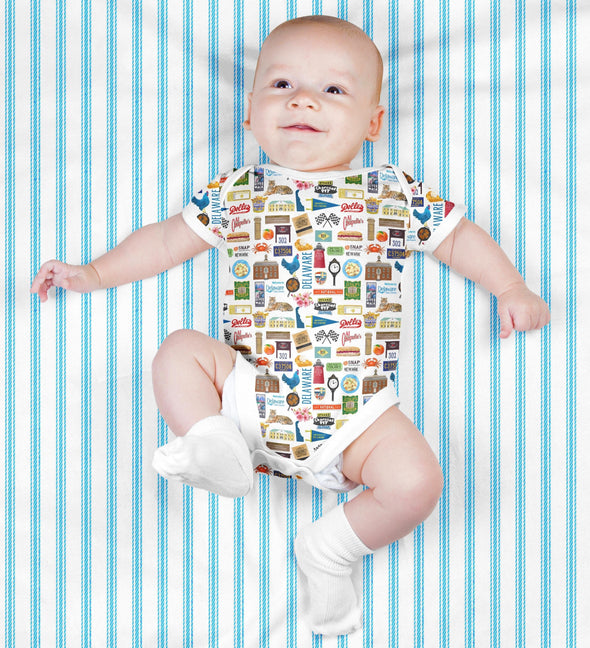Iconic Delaware Baby  Bodysuit
