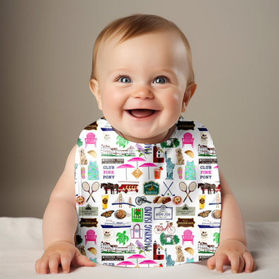 Iconic Mackinac Island Baby Bib