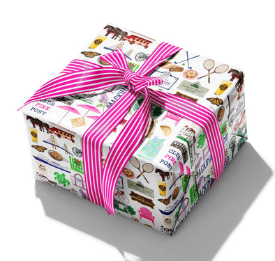Iconic Mackinac Island Watercolor Gift Wrap