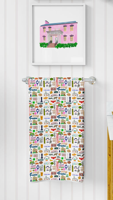 Iconic Savannah Georgia towel